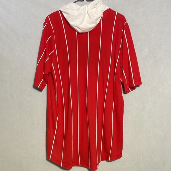 Nike Pinstripe Hooded Shirt Dri Fit - Picture 4 of 4
